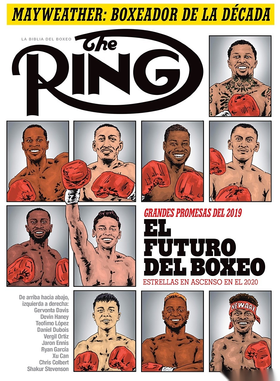 在最新的《the ring》拳台杂志封面中,wba羽量级世界拳王徐灿被评为最