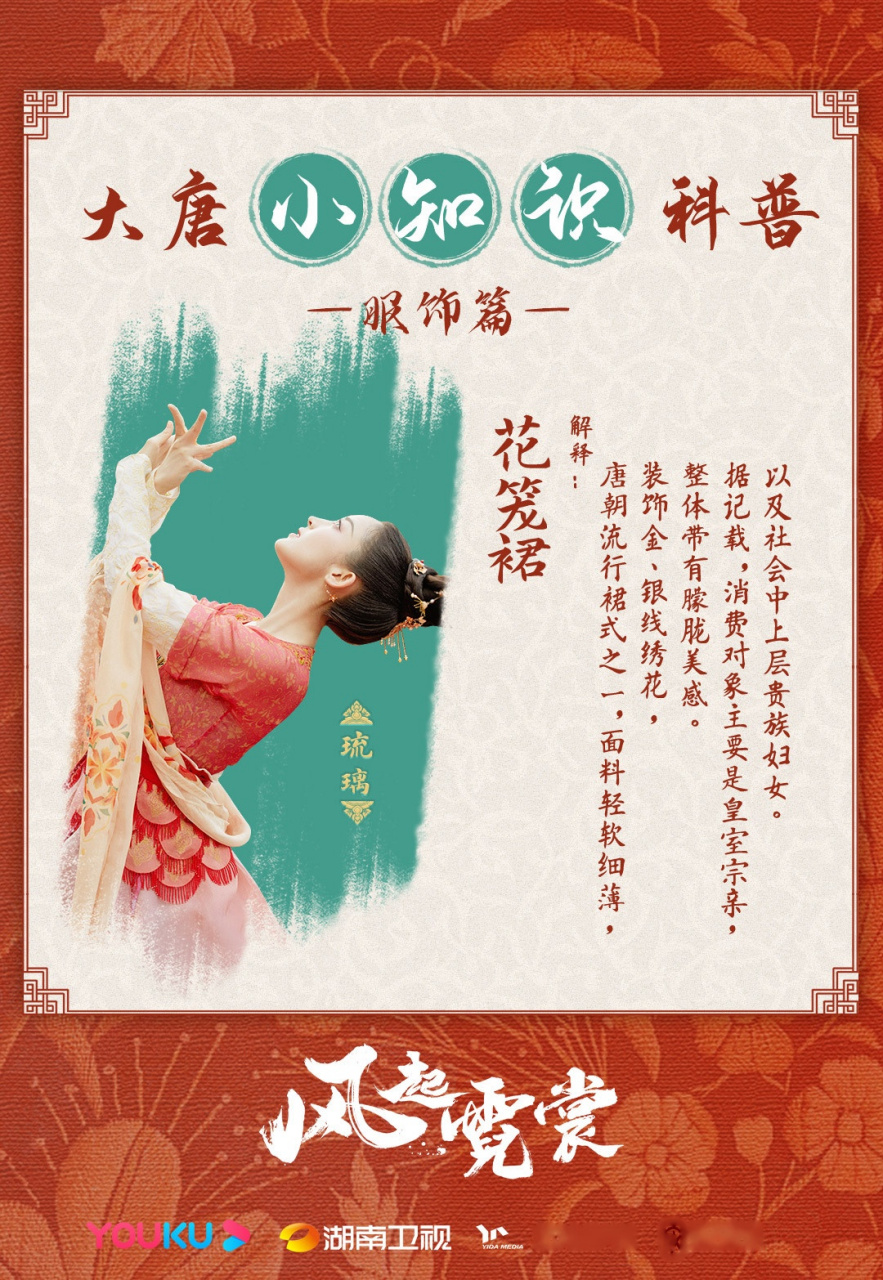 风起霓裳# 今日份科普帖之花笼裙篇来喽,快拿好小本本记下来!