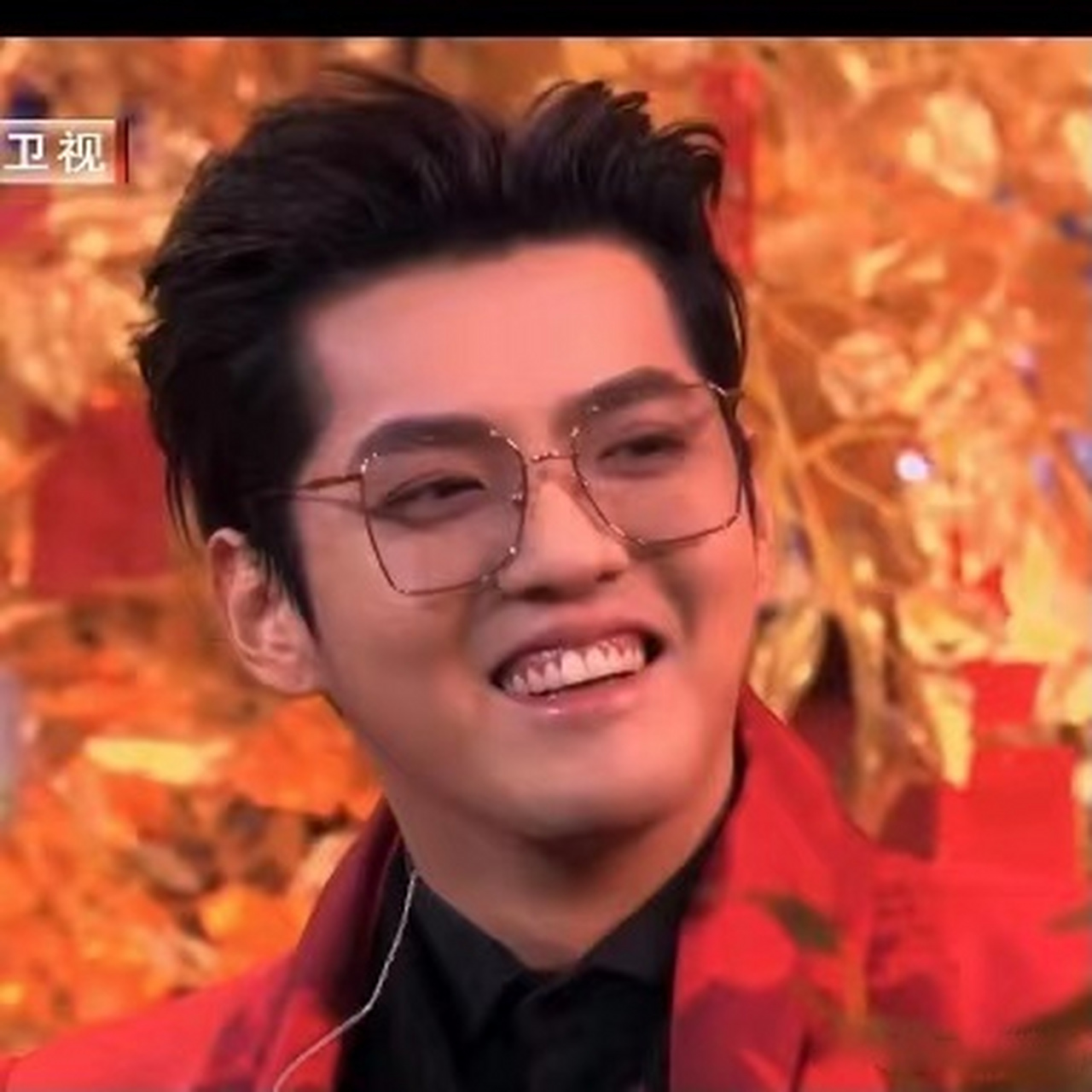 北京春晚,台下的吴亦凡看着真的好喜庆