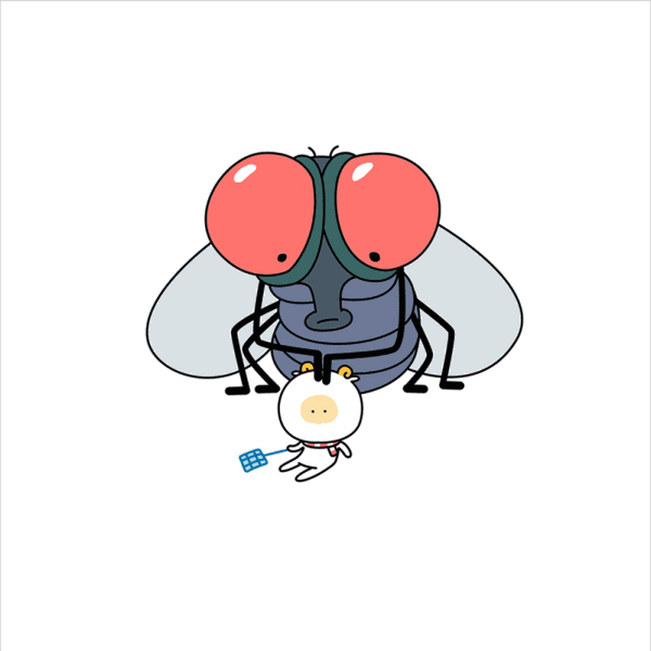 " 最近他在喜马拉雅上听了个励志童话叫《苍蝇小子》,在他幼稚的童年