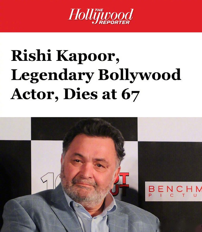 据外媒30日报道,印度知名演员里希·卡普尔(rishi kapoor)于今日去世