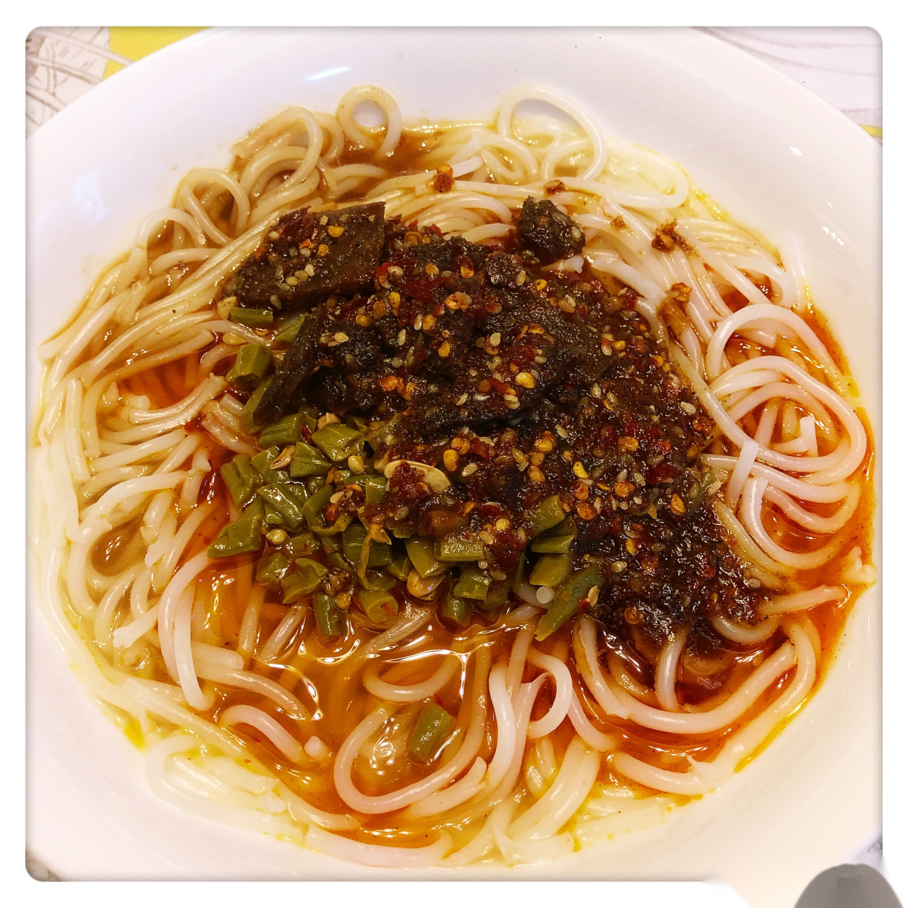 网购常德麻辣牛肉粉 口味绝不会亚于堂食 只是现食辣水准下降 已经