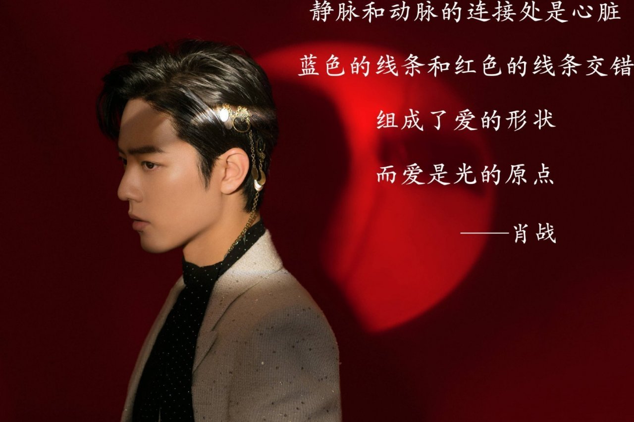 " 一起带着爱前行,点亮这团星火!肖战未来可期!