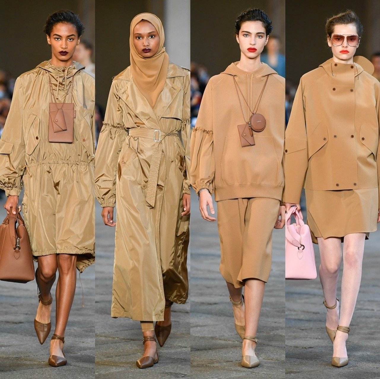 maxmara 2021春夏系列,似是带领我们逃离当下环境,从秀场选址定于米兰