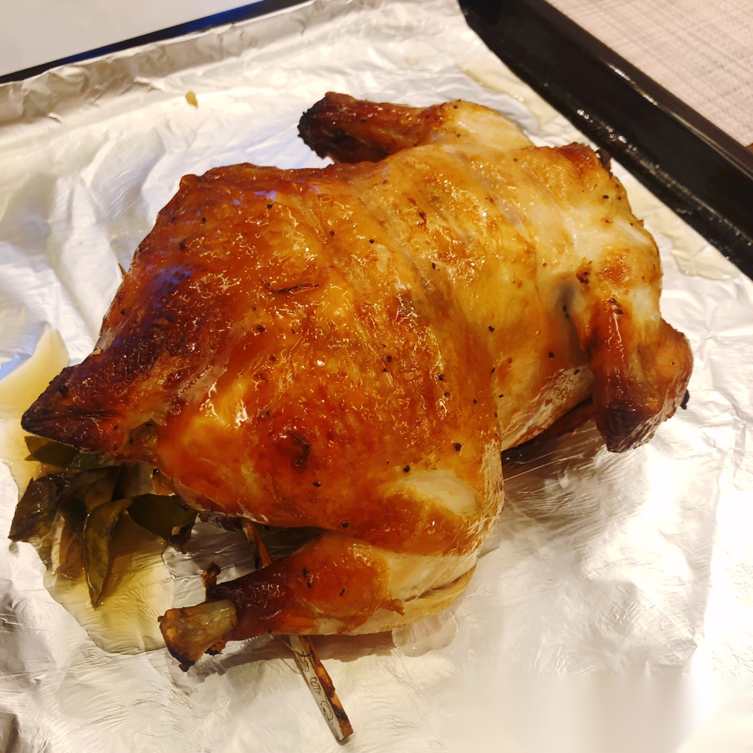 今日做的烤泰式烤鸡!太香了～ 单看就知道