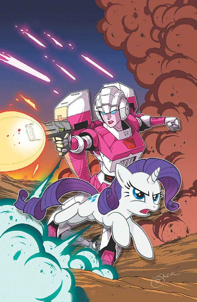 idw将推出4集斜线漫画《transformers/my little pony