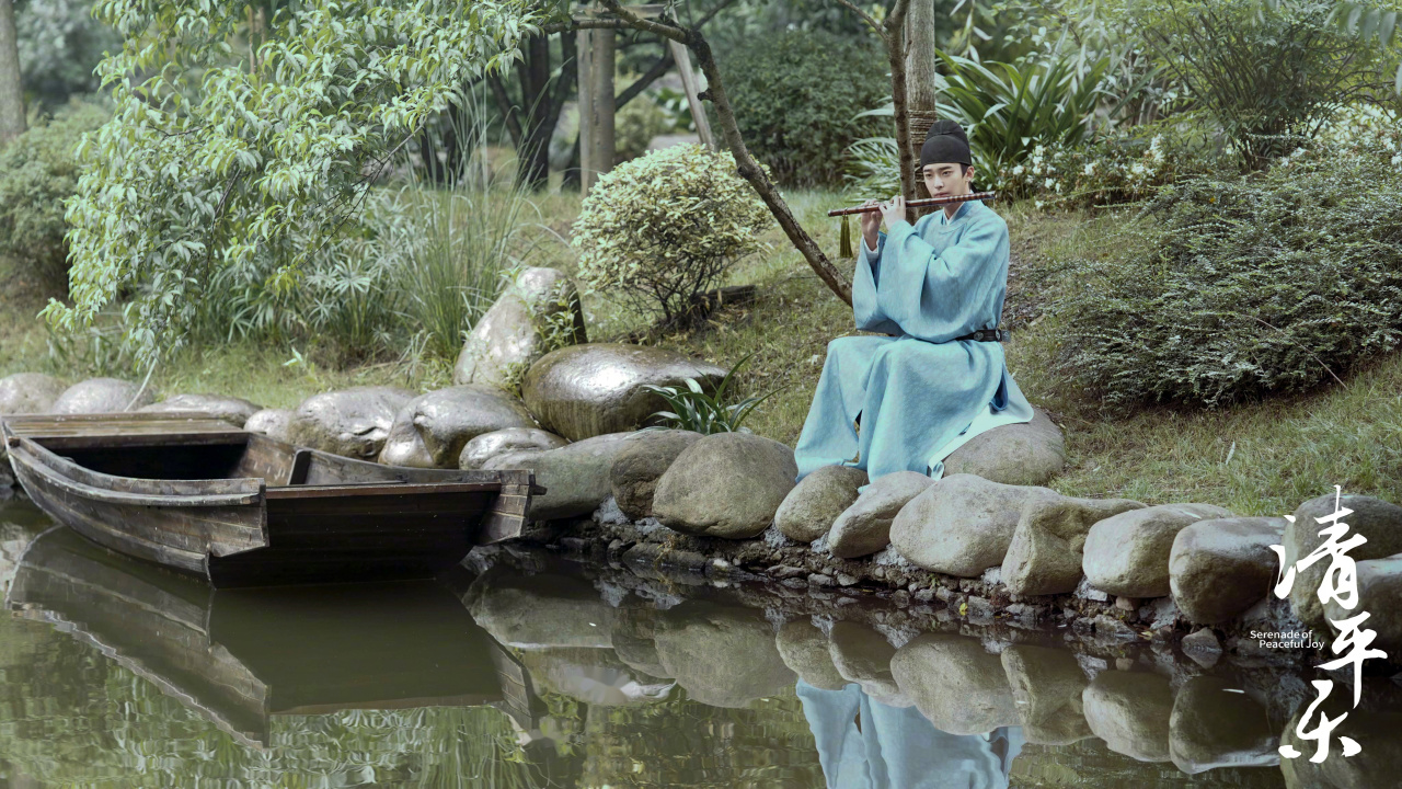 清平乐# 剧照 阵云高仰小桥深,又绿阴阴度翠微.