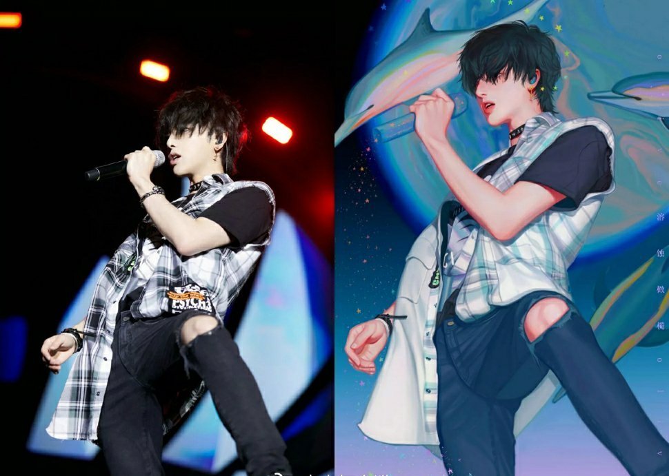 那必须得有我们华晨宇,撕漫男本男[赞][赞][赞]就是漫画里走出来的