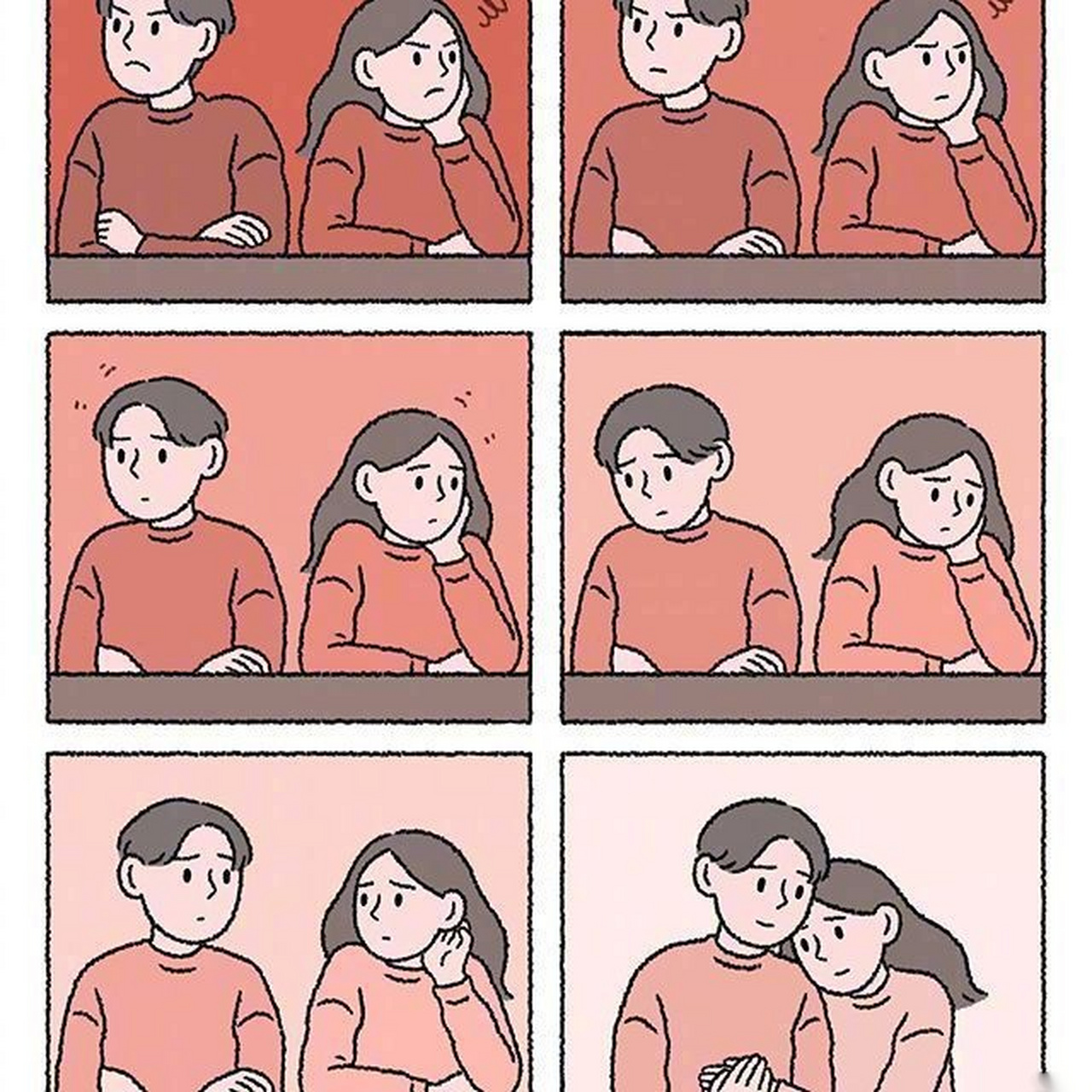 相爱时,那些普通又有爱的瞬间.[心] (ins:sundae kids )