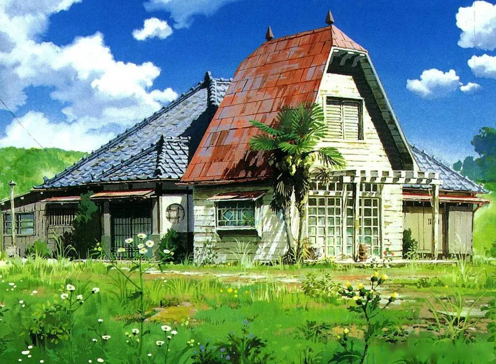 电影冷知识#宫崎骏《龙猫》中,夏日的景色,宁静的乡村,生病的母亲.