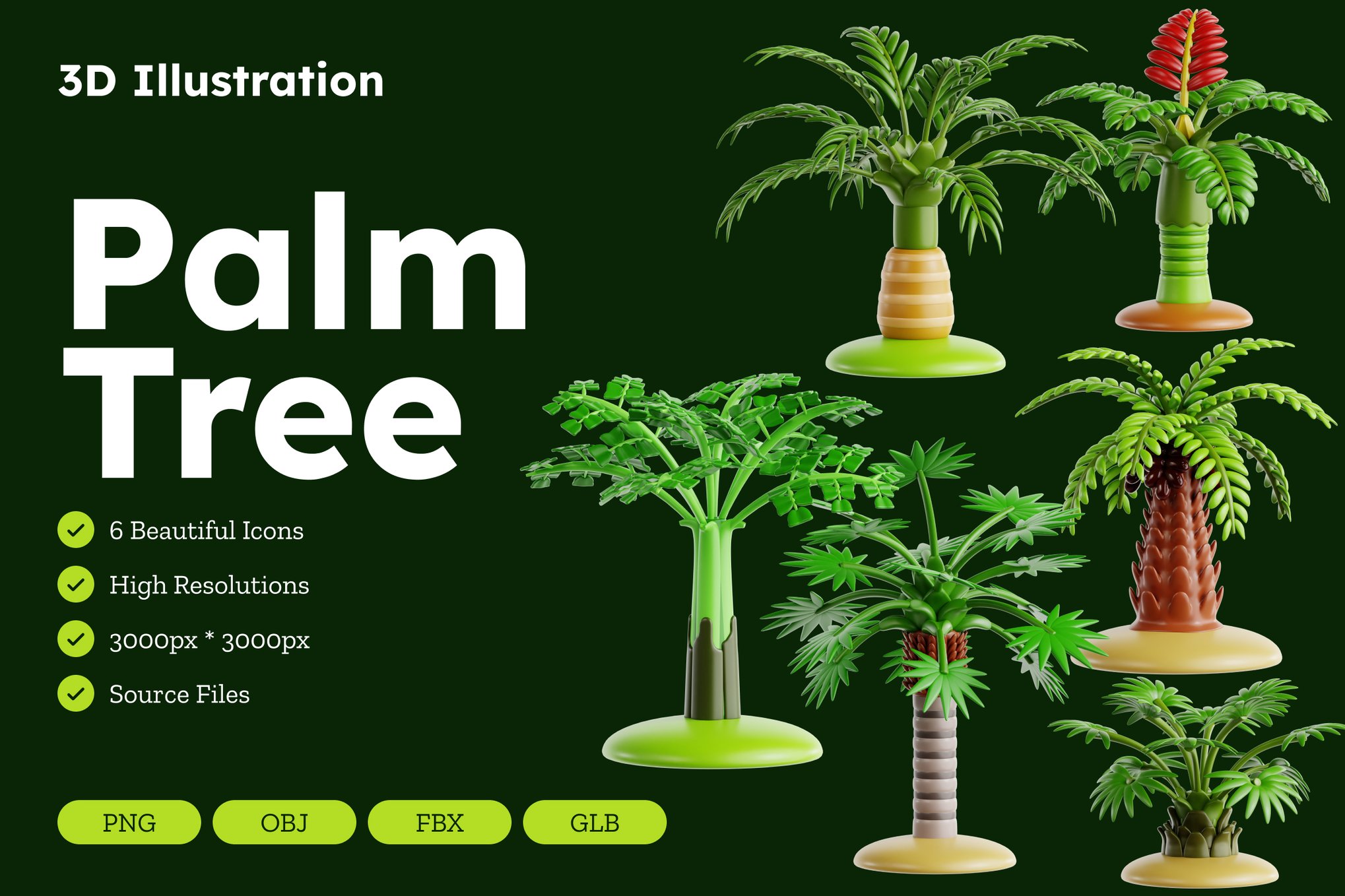 Palm Tree 3D Icon Set-1.jpg