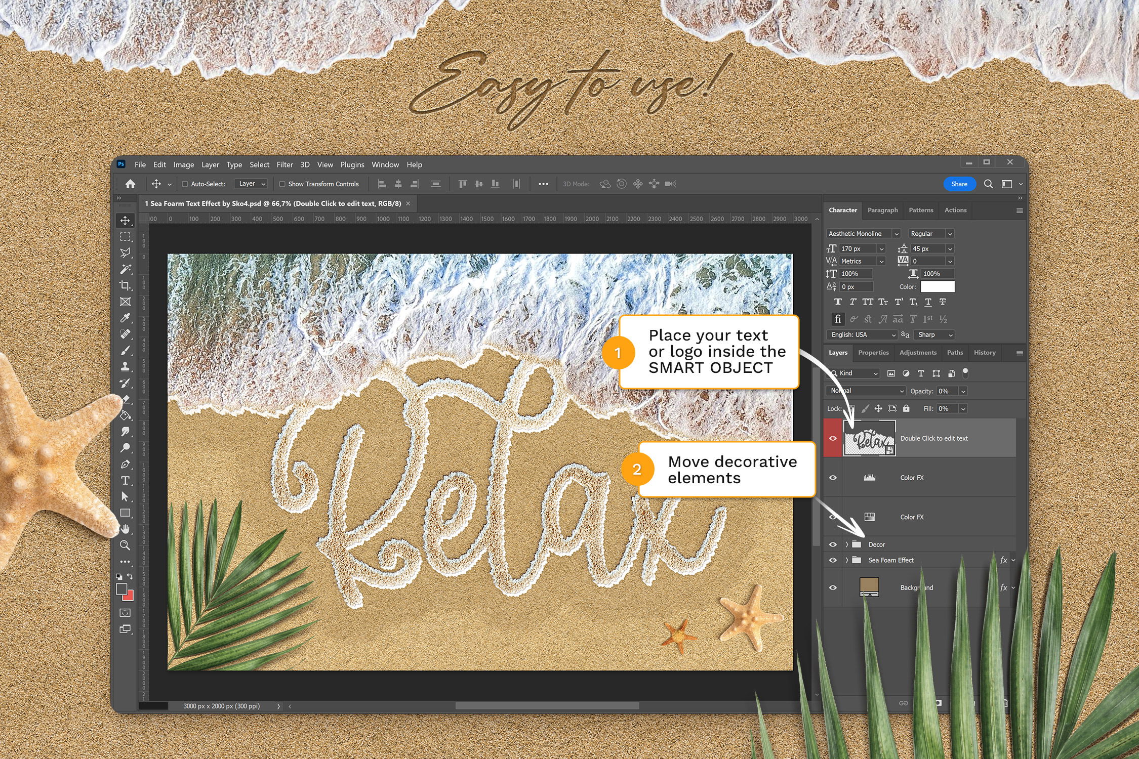 Sea Foam Text On Sand Photoshop Template-4.jpg