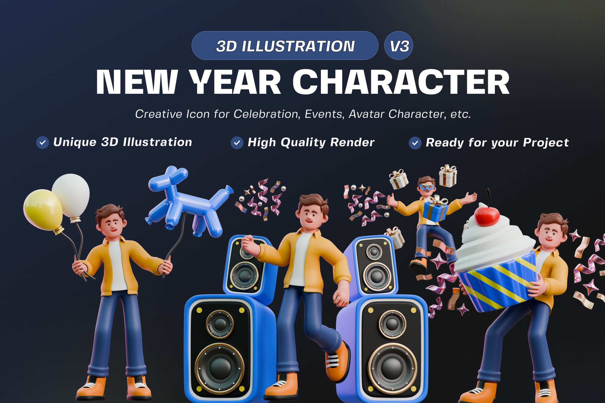 New Year Character 3D Illustration Pack-8.jpg