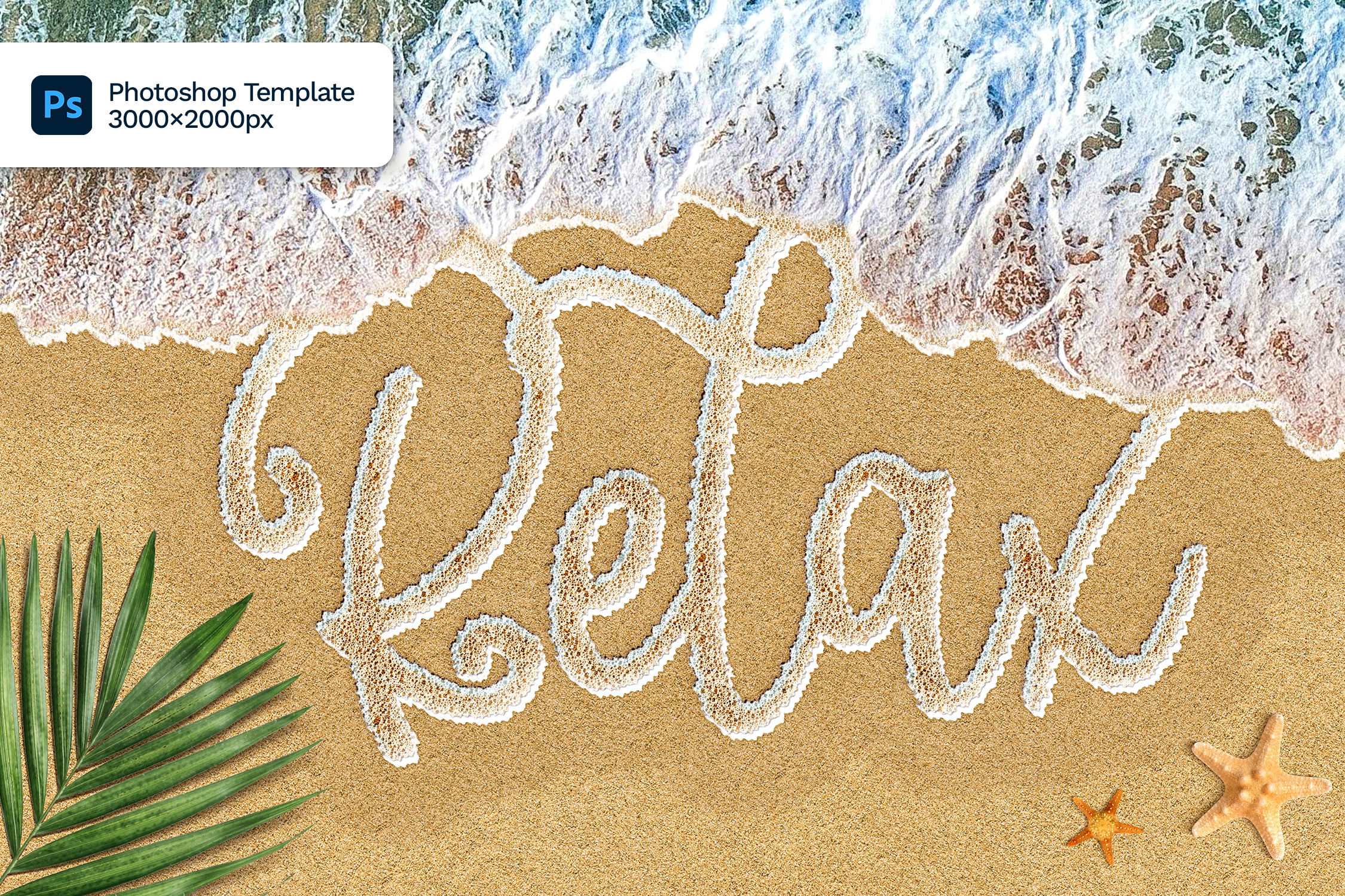 Sea Foam Text On Sand Photoshop Template-2.jpg