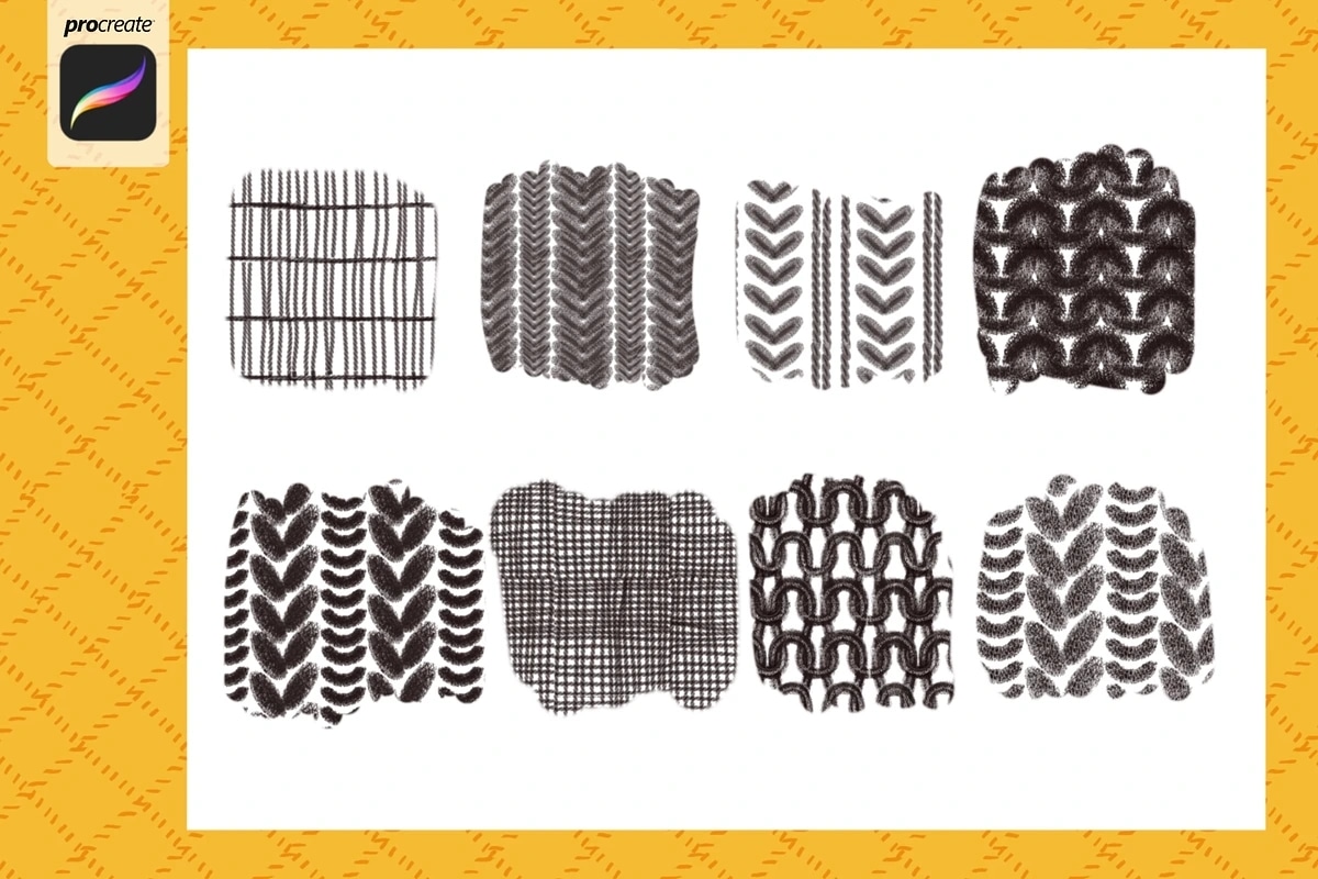 Knitted patterns. Procreate brushes-6.jpg