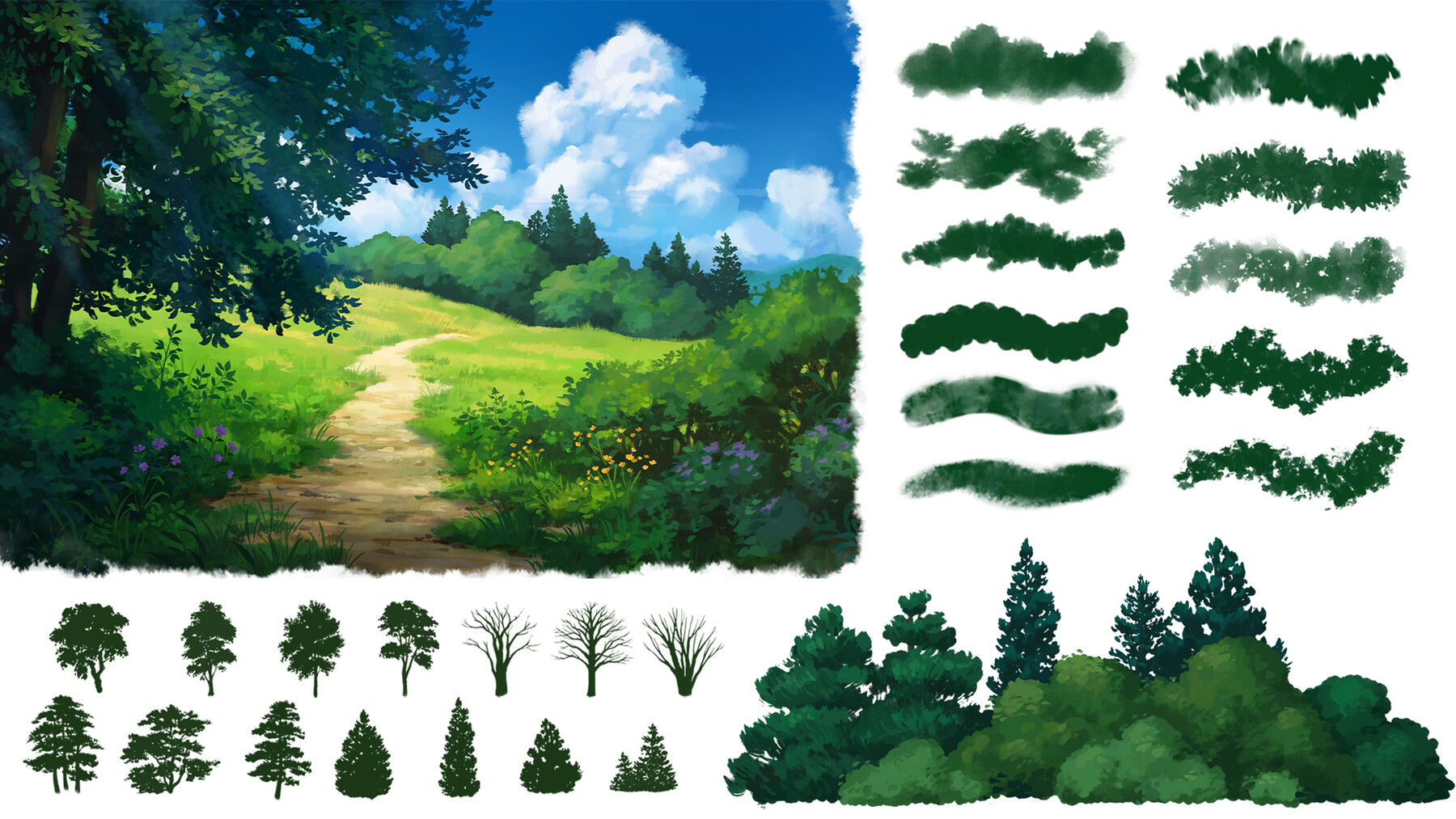 Ghibli Inspired Brushes 2 for Procreate and PS-2.jpg