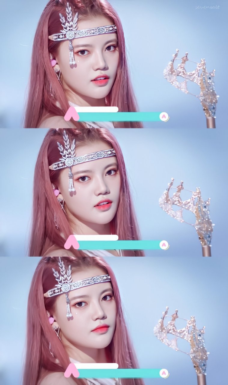 ice queen舞台一眼就看到了孙珍妮,这颜值也太杀我了!这才是女团脸吧?