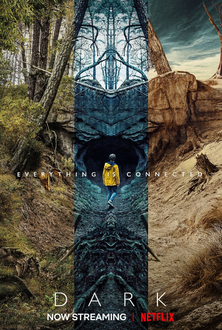 netflix口碑神剧《暗黑》三季综合海报曝光,背景都是同一个洞口,不同