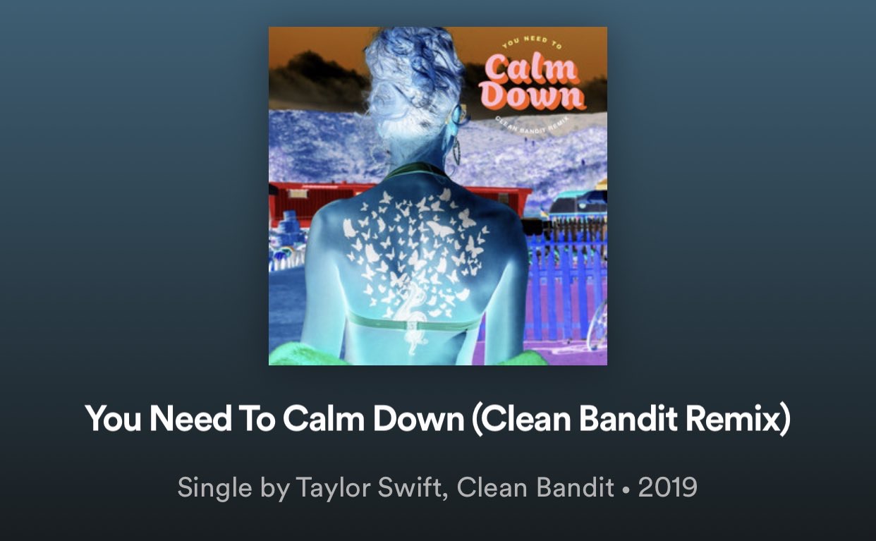 驚不驚喜,clean bandit混音了黴黴taylor swift的靜皇《you need to