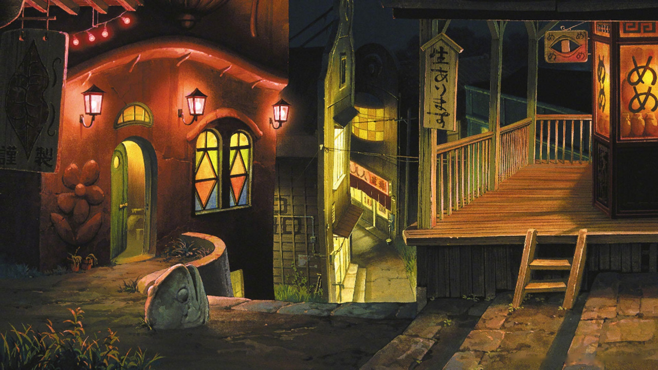 吉卜力动画世界背景图 吉卜力再次发布两张壁纸,这次是现实世界喔:一