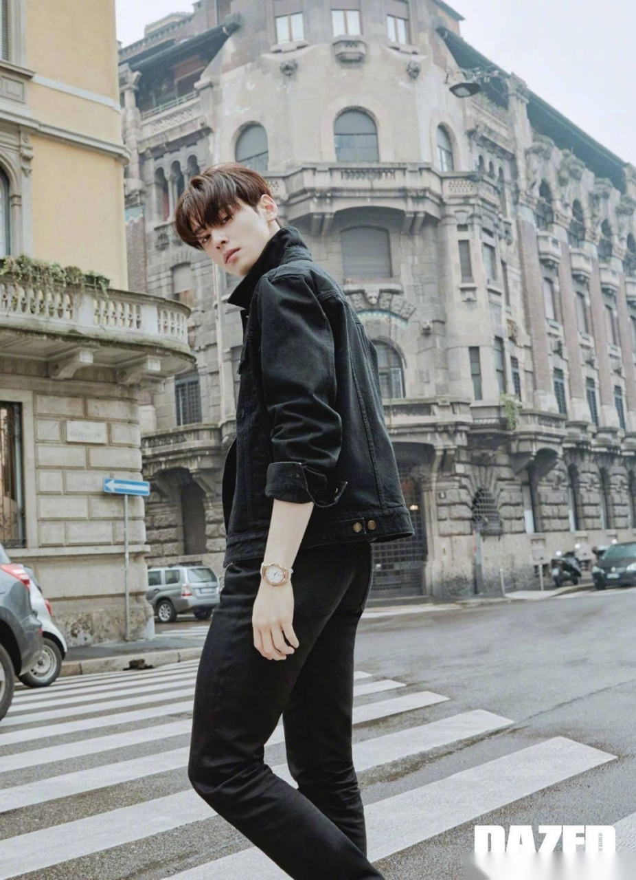 车银优dazed korea 三月新画报, 米兰街头写真,帅气