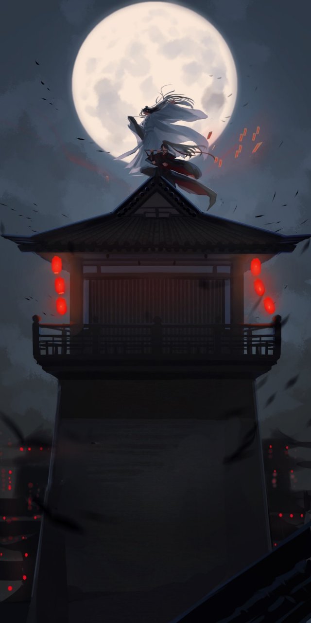 魔道祖师# 仙都怪谈太太画的魔道祖师动画日本播贺图[太开心] twi
