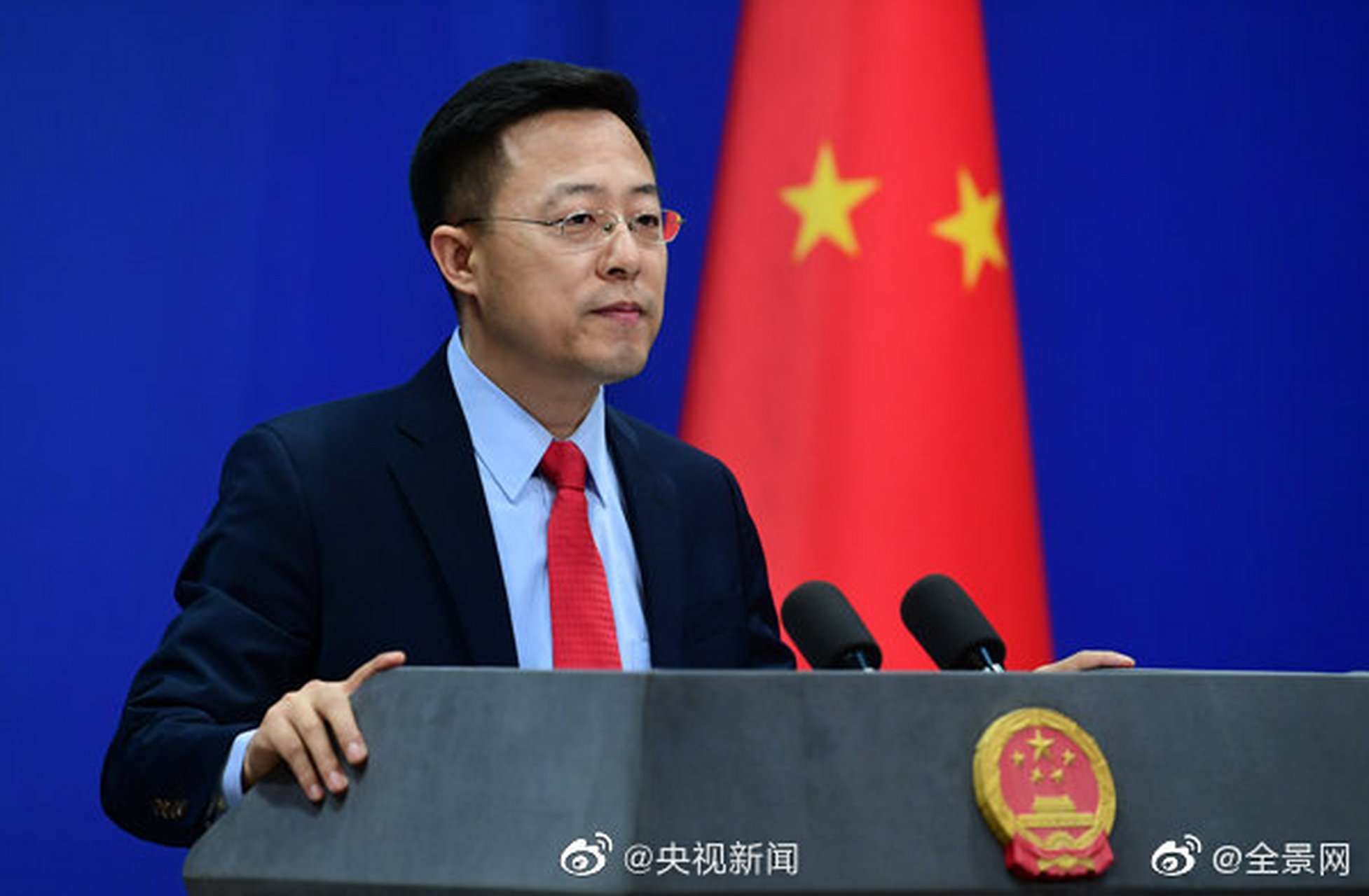 赵立坚现任新闻司副司长,是外交部第31任发言人.