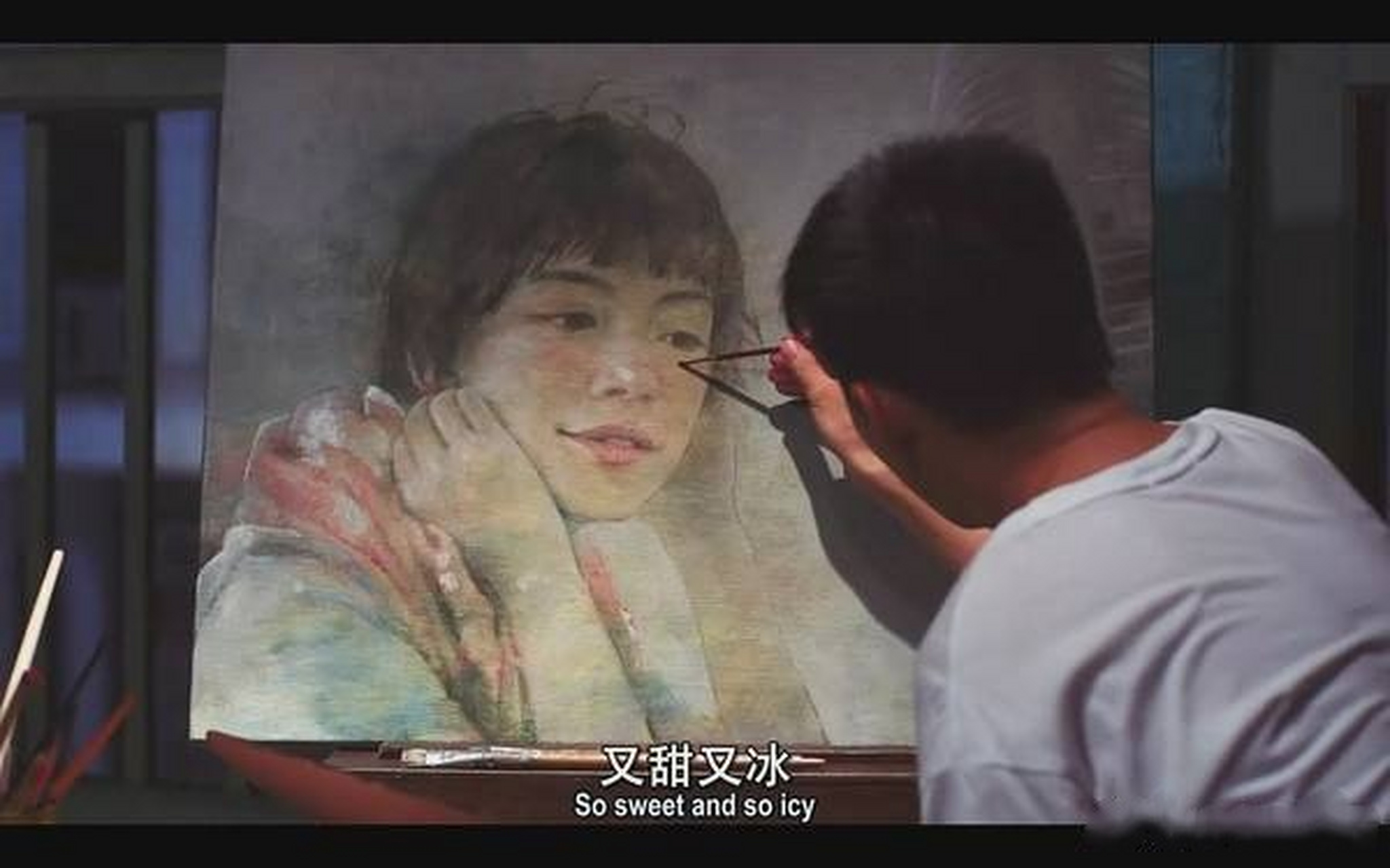 梁静茹林达光恋情#初恋红豆冰——梁静茹的首部电影,青春年少时的