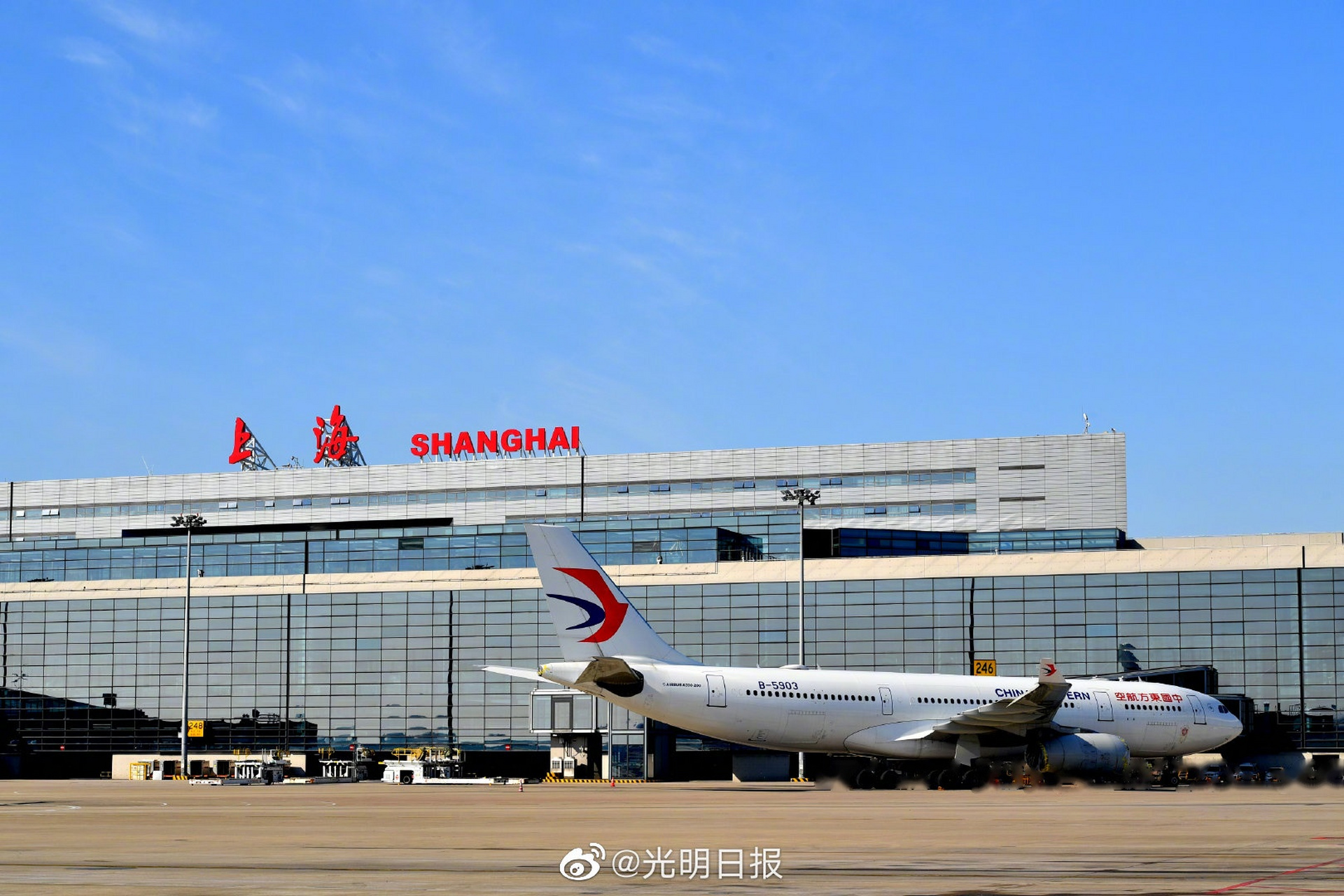 不同航空公司的航班实际飞行距离有差别虹桥国际机场,位于中国上海市