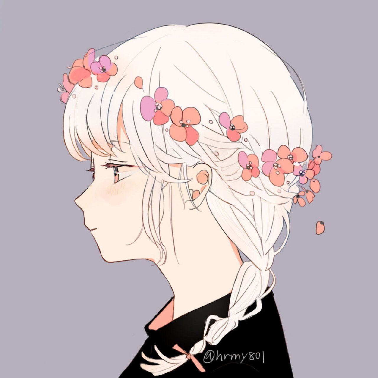 好看的插画,可以做情头.插画师 ゆゆ.动漫安利bot.