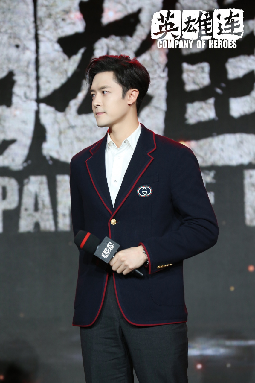 抗美援朝系列电影#付辛博#  付辛博院线电影英雄连 发布会 纪念抗美