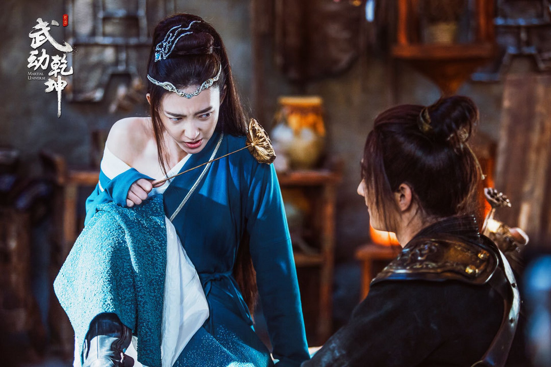 电视剧《武动乾坤》绫清王丽坤昨晚剧情被林动杨洋狂撩,仙女姐姐的香