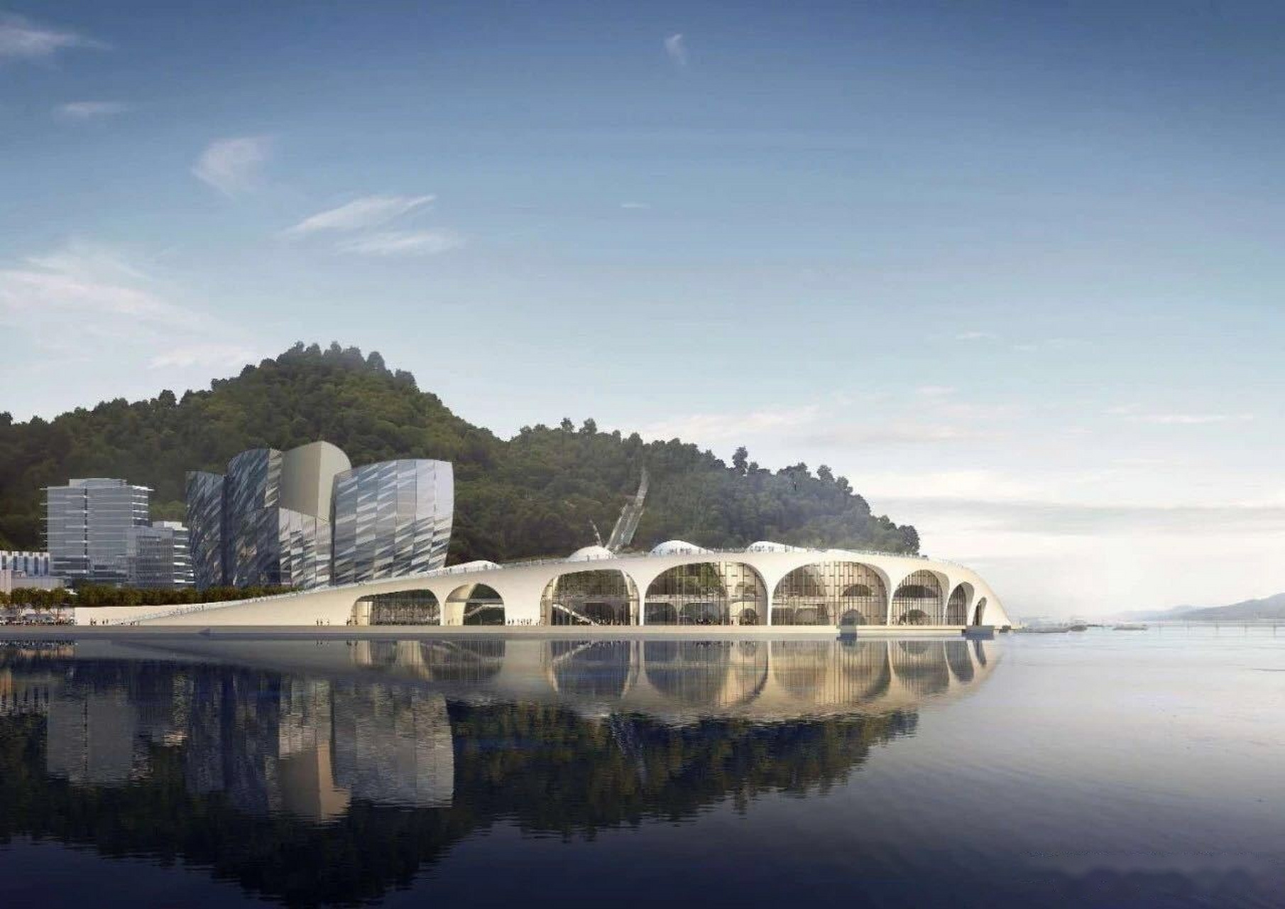 【东港(半升洞)客运站将成渔都文化新地标】昨天上午,普陀东港(半升洞