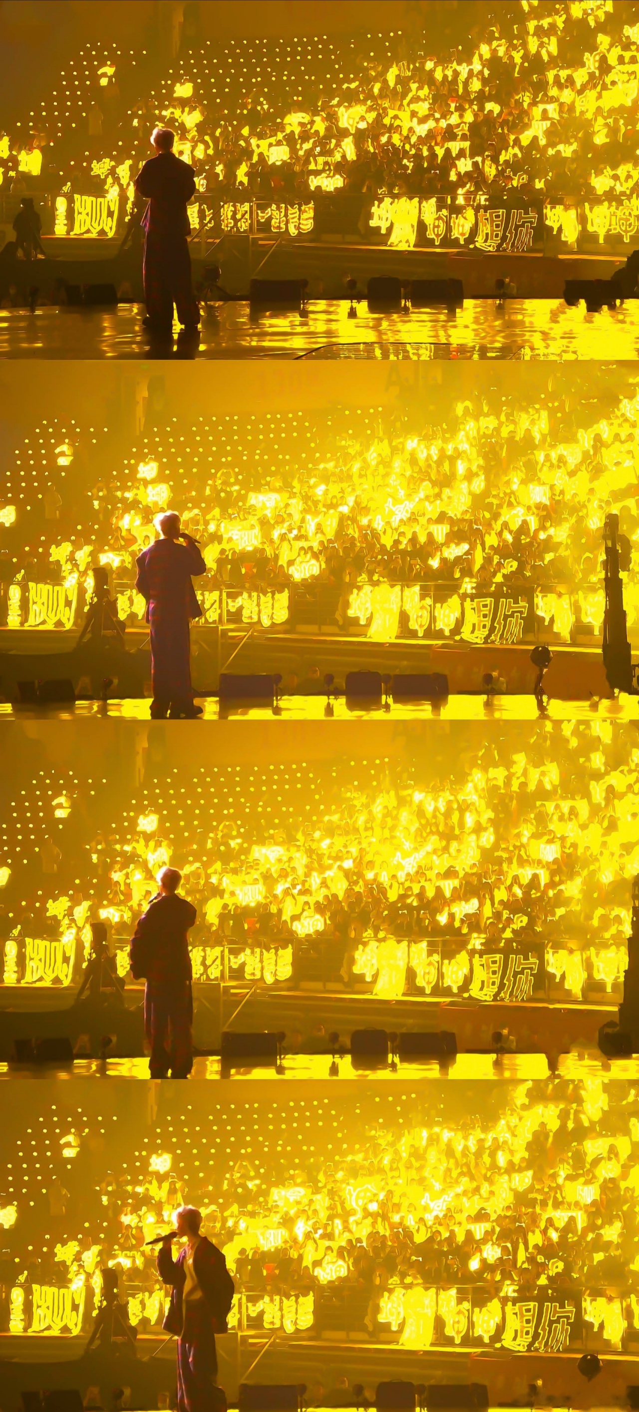 蔡徐坤登台的那一刻,金海便逐渐亮起,环绕整个咪咕汇!太震撼!