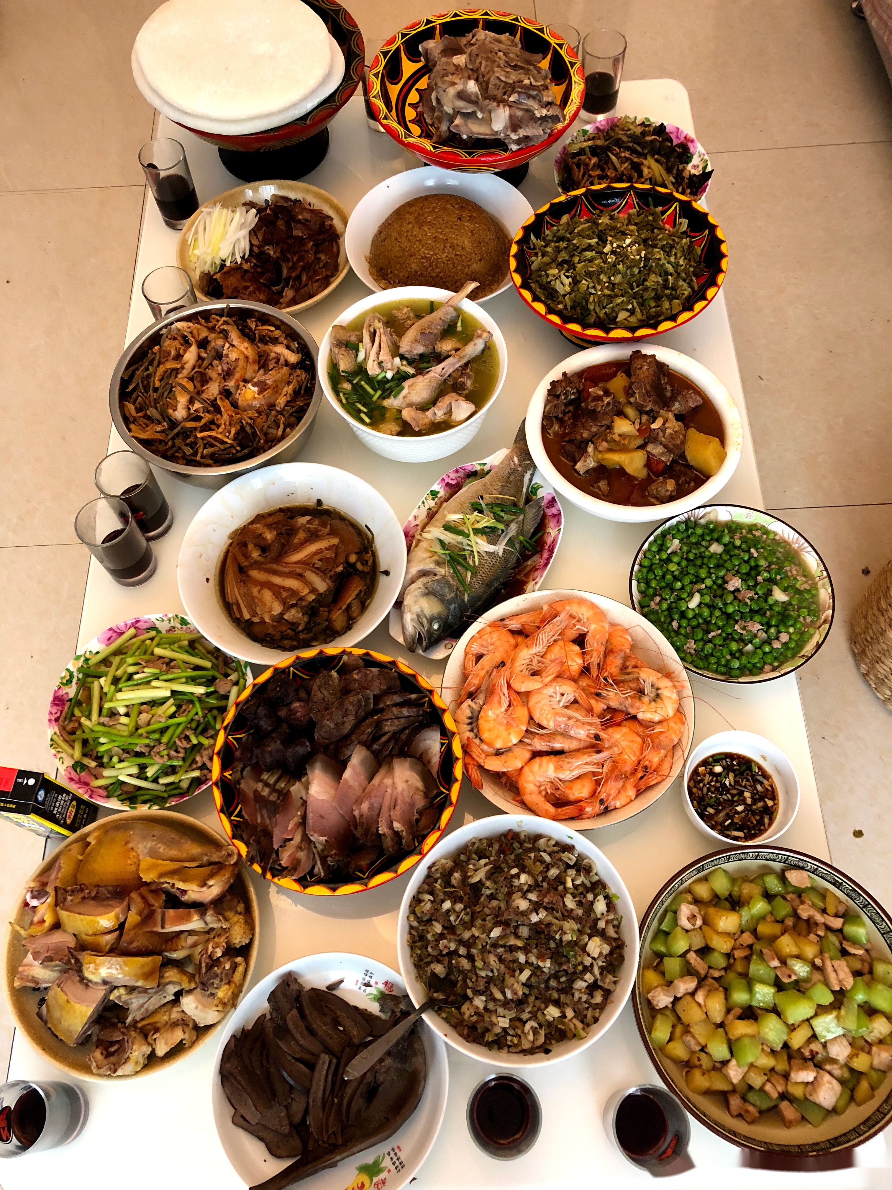 祝各位新年快乐 子莫格尼  【年夜饭做多少菜不是人数和饭量决定