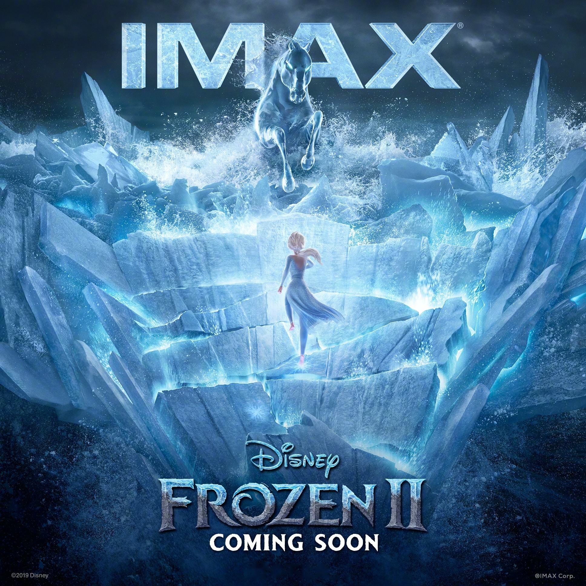 电影《冰雪奇缘2》发布imax海报,内地定档11月22日上映  elsa这是穿了