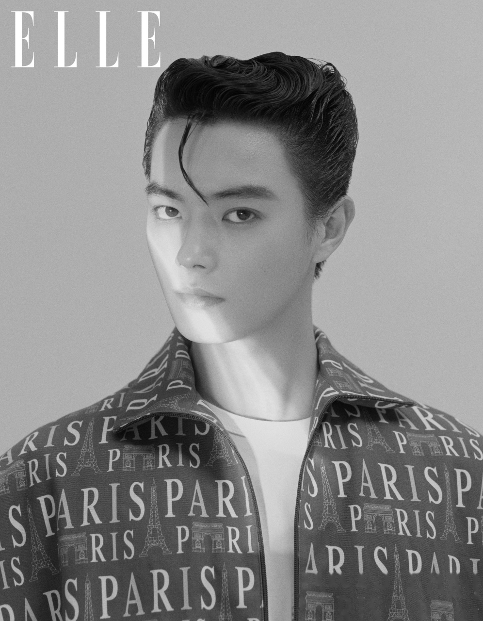 欢娱影视演员许凯为elle 拍摄三月刊时尚大片.