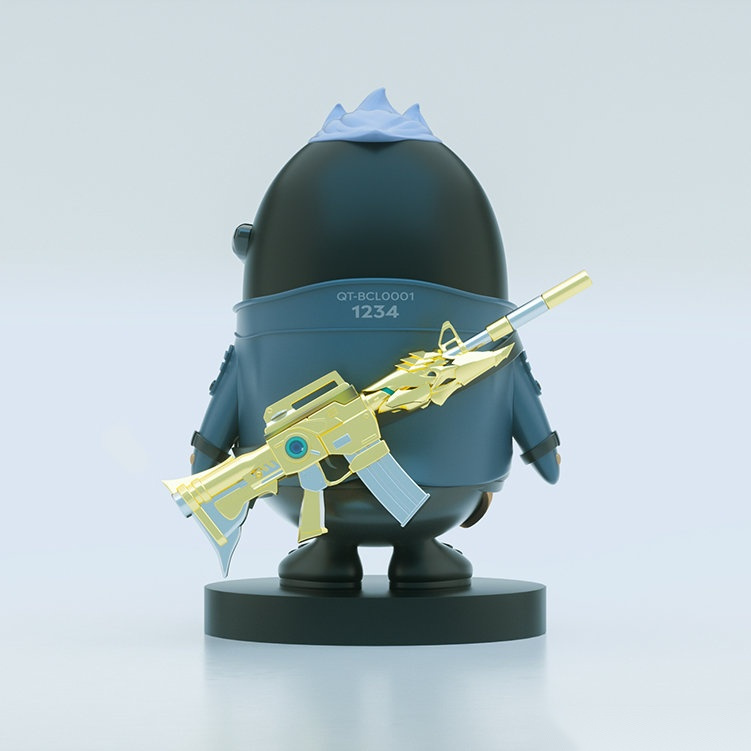 穿越火线 青春不息,脚步不停,cf×qq 联名系列手办限量发售中, 刀锋