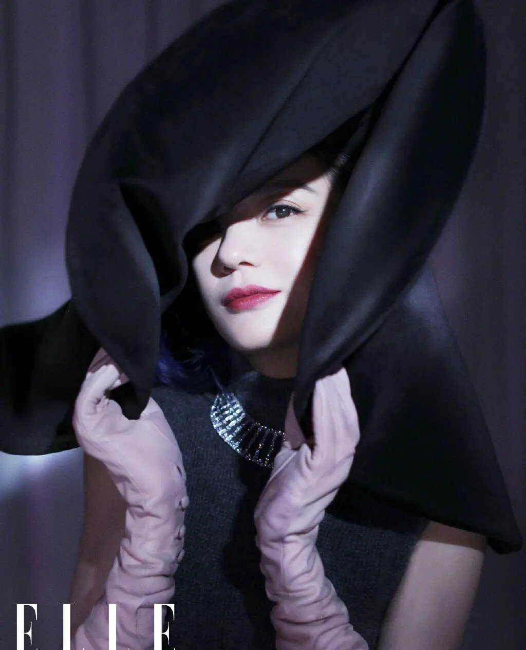 赵薇elle 11月刊封面,这表现力也太可了,大花就是大花[good]