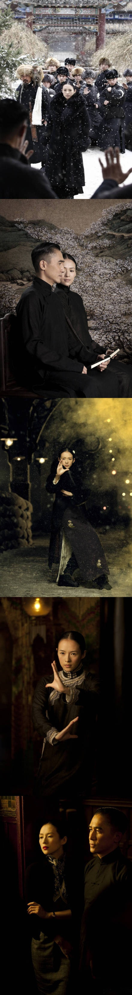 《一代宗师》王家卫导演送的,《一代宗师》中的章子怡和宋慧乔坚毅美