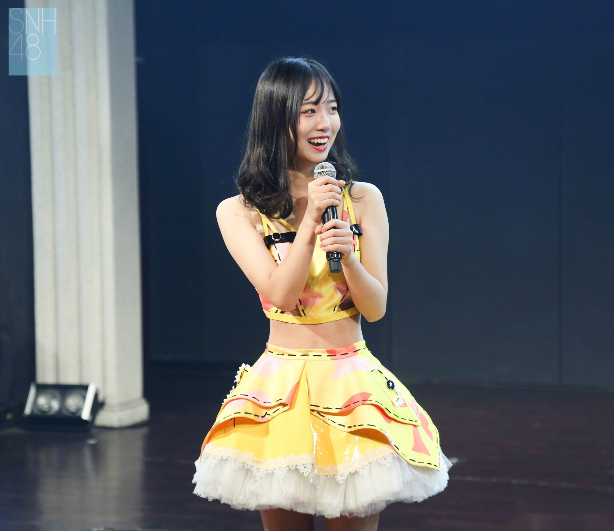 snh48在昨晚的《代号xii》公演中,八期生,林歆源