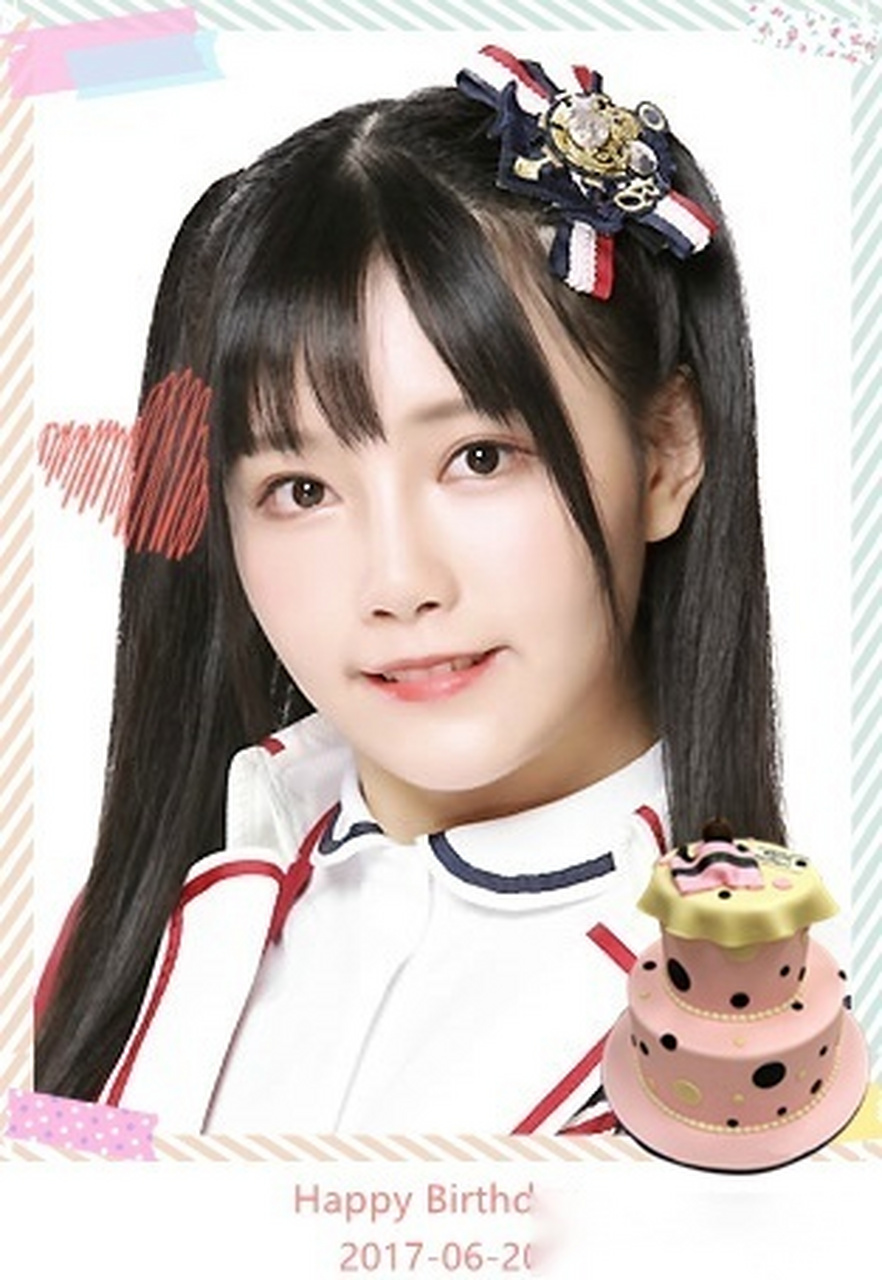 今天是snh48 xii队成员陶波尔的生日,这是她在入团后度过的第一个生日