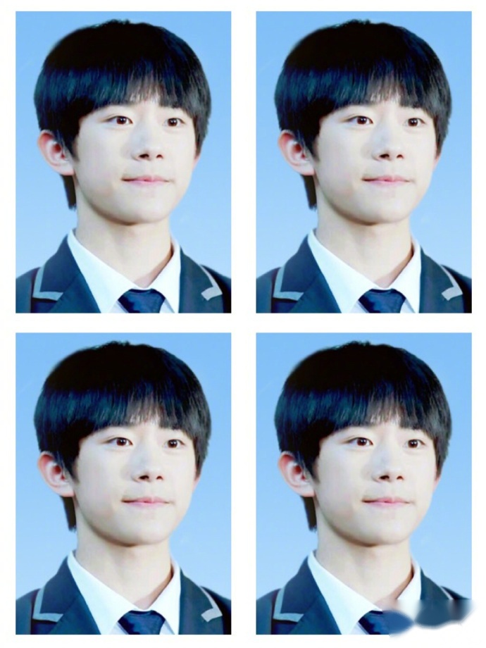 易烊千玺饭制版证件照,泥萌放到钱包里,女友粉可以介绍:这是我男朋友.