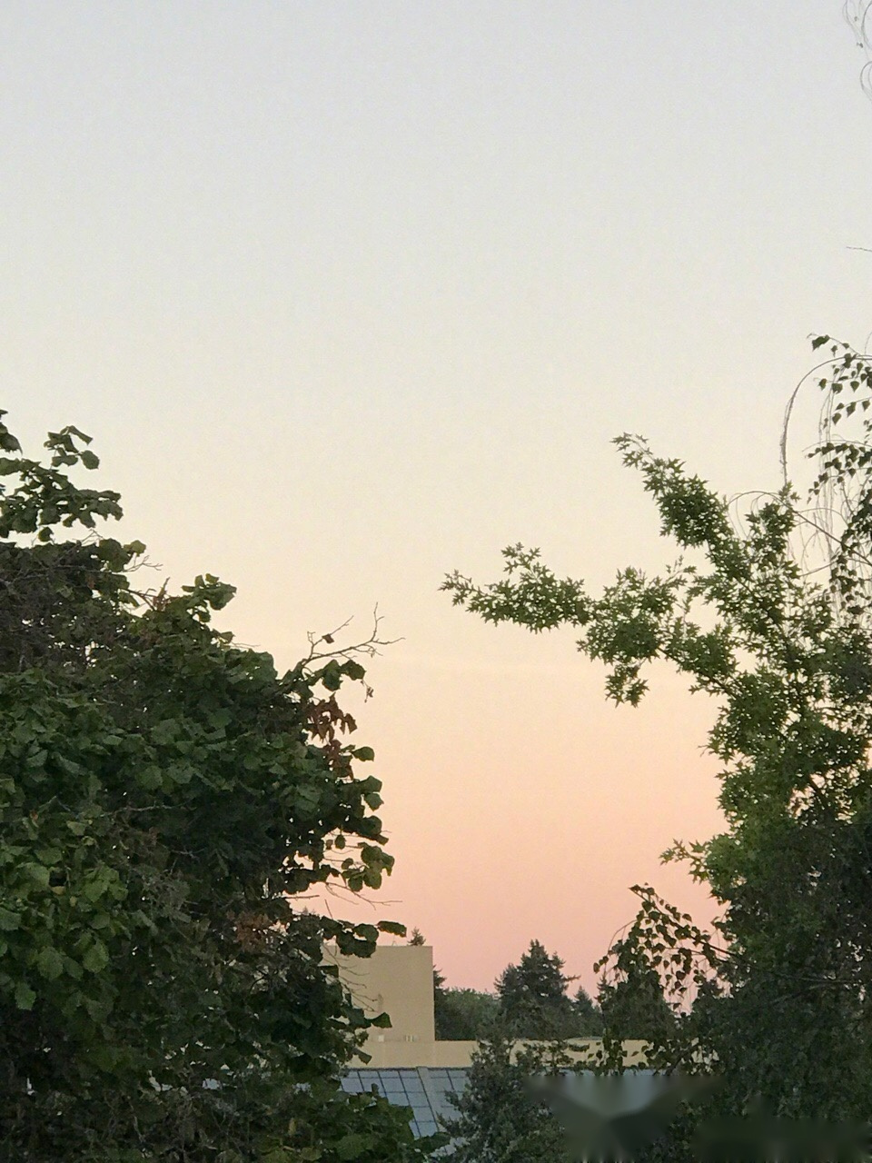 我这儿天快黑了.