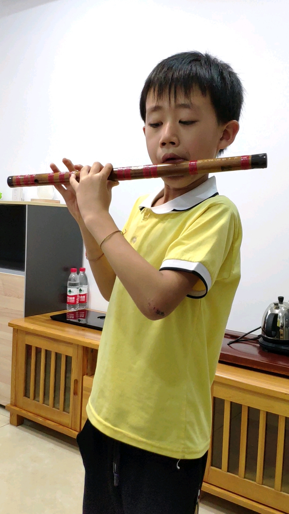 第二节课学笛子的小朋友!太棒了