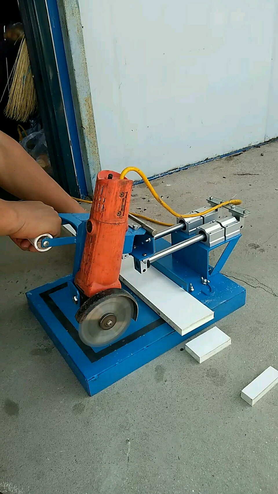 角磨机改推拉锯