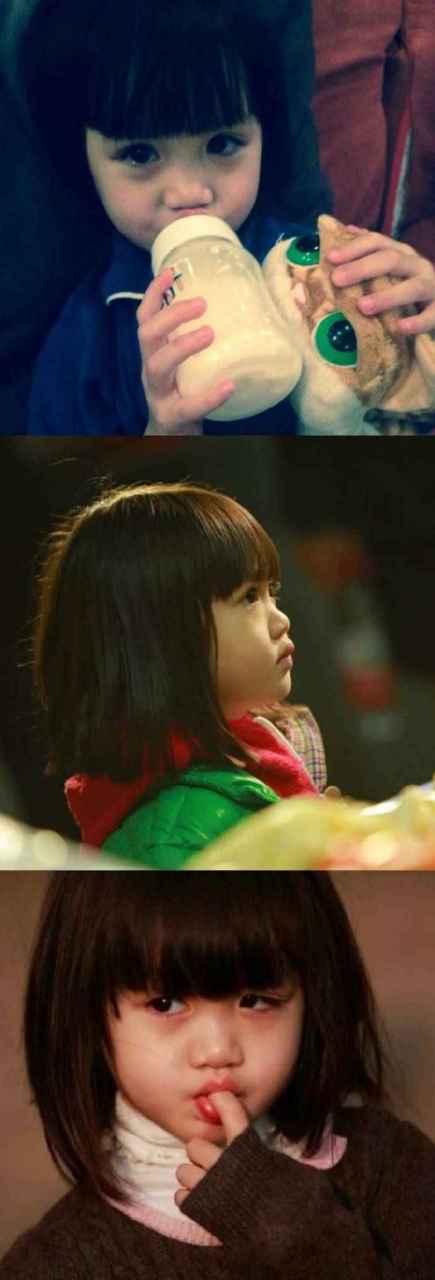 钟丽缇女儿cayla,乖巧又可爱的小考拉.