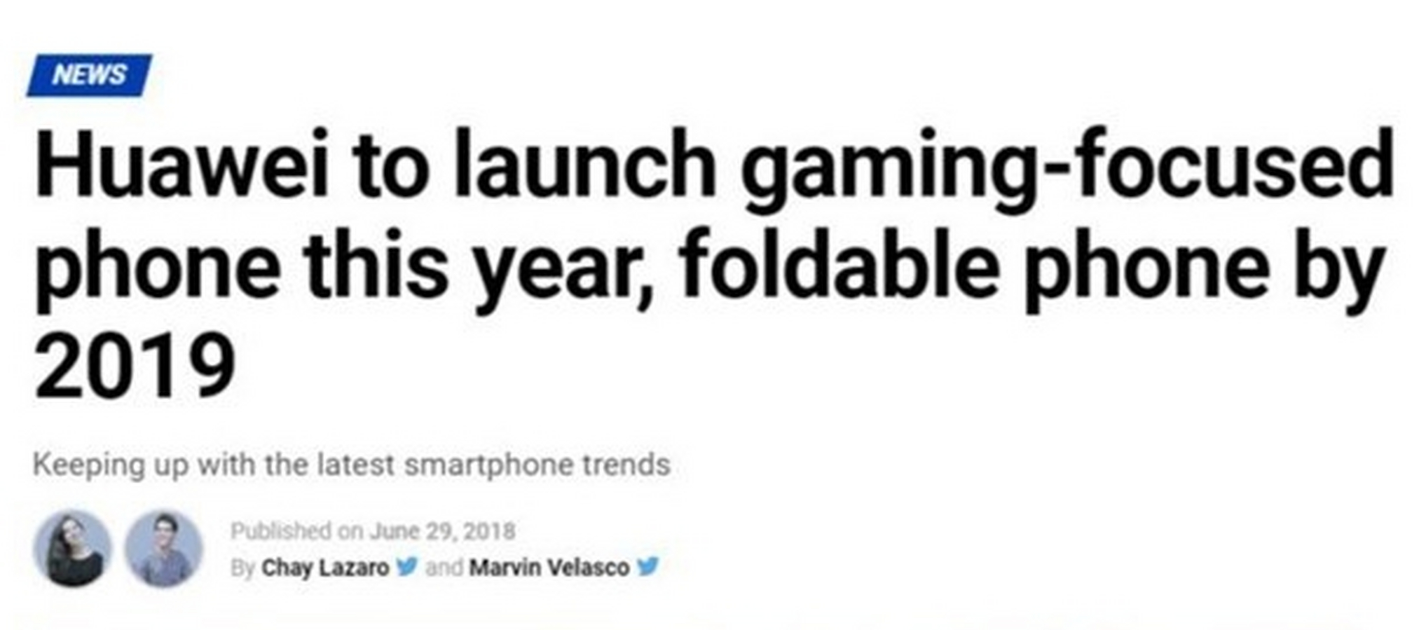 华为消费者业务副总裁徐钦松在接受采访时表示,华为将于2018年下半年