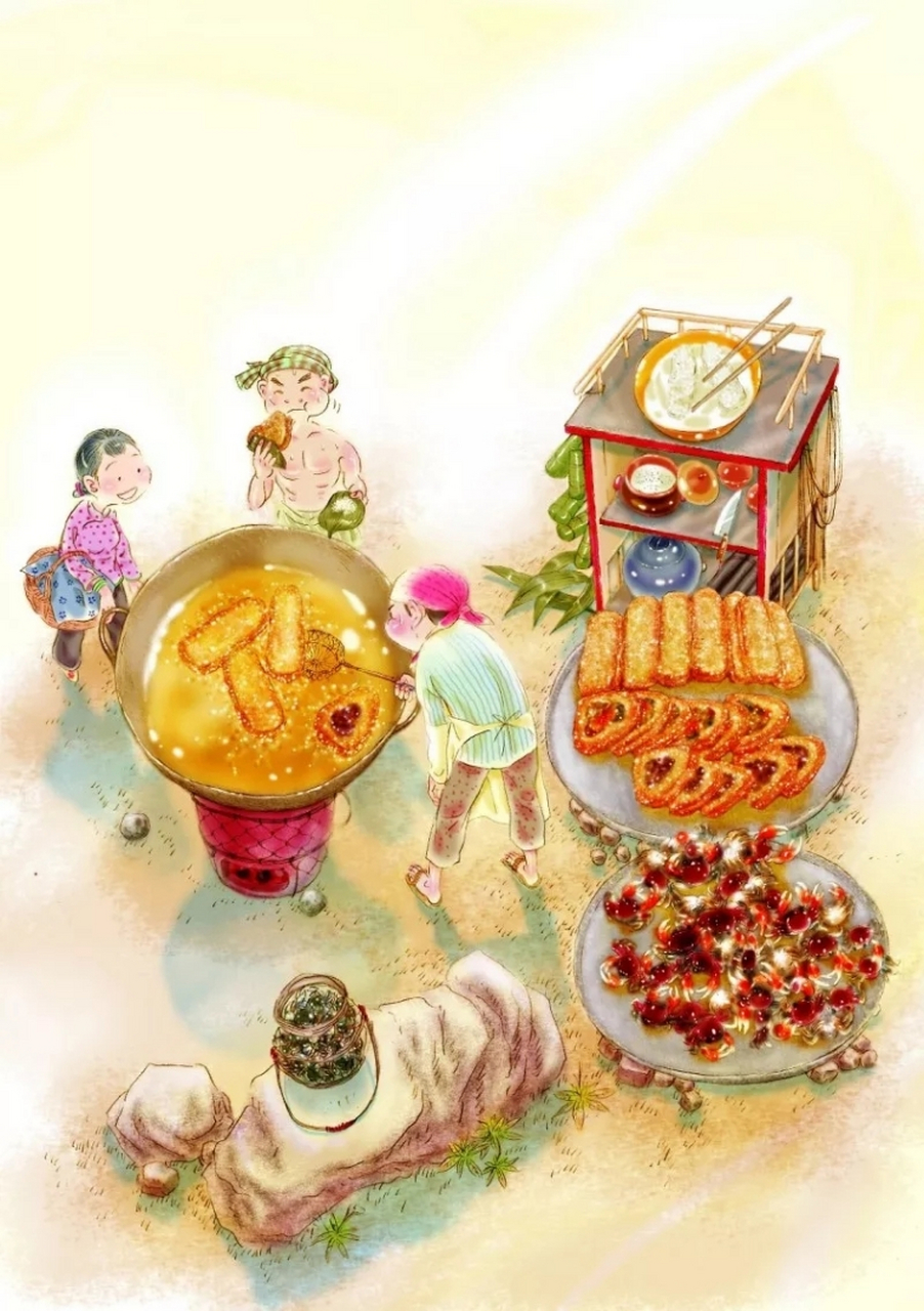 油煮粽也曾有幸在酒楼宴会上"忝居末席".