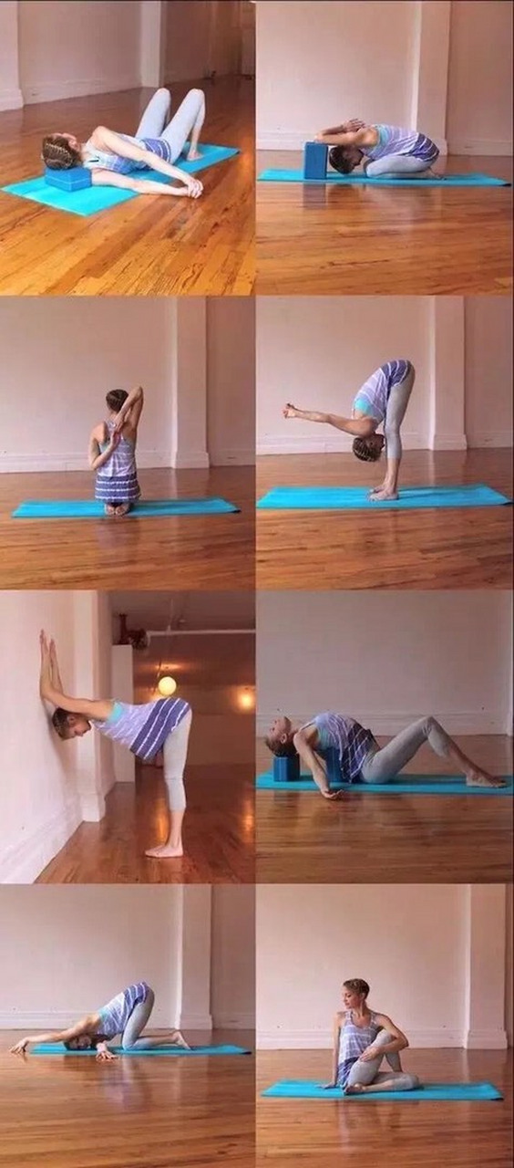 开肩体式序列(六) 关于开肩的好处,伽人们都非常清楚,比如缓解肩颈